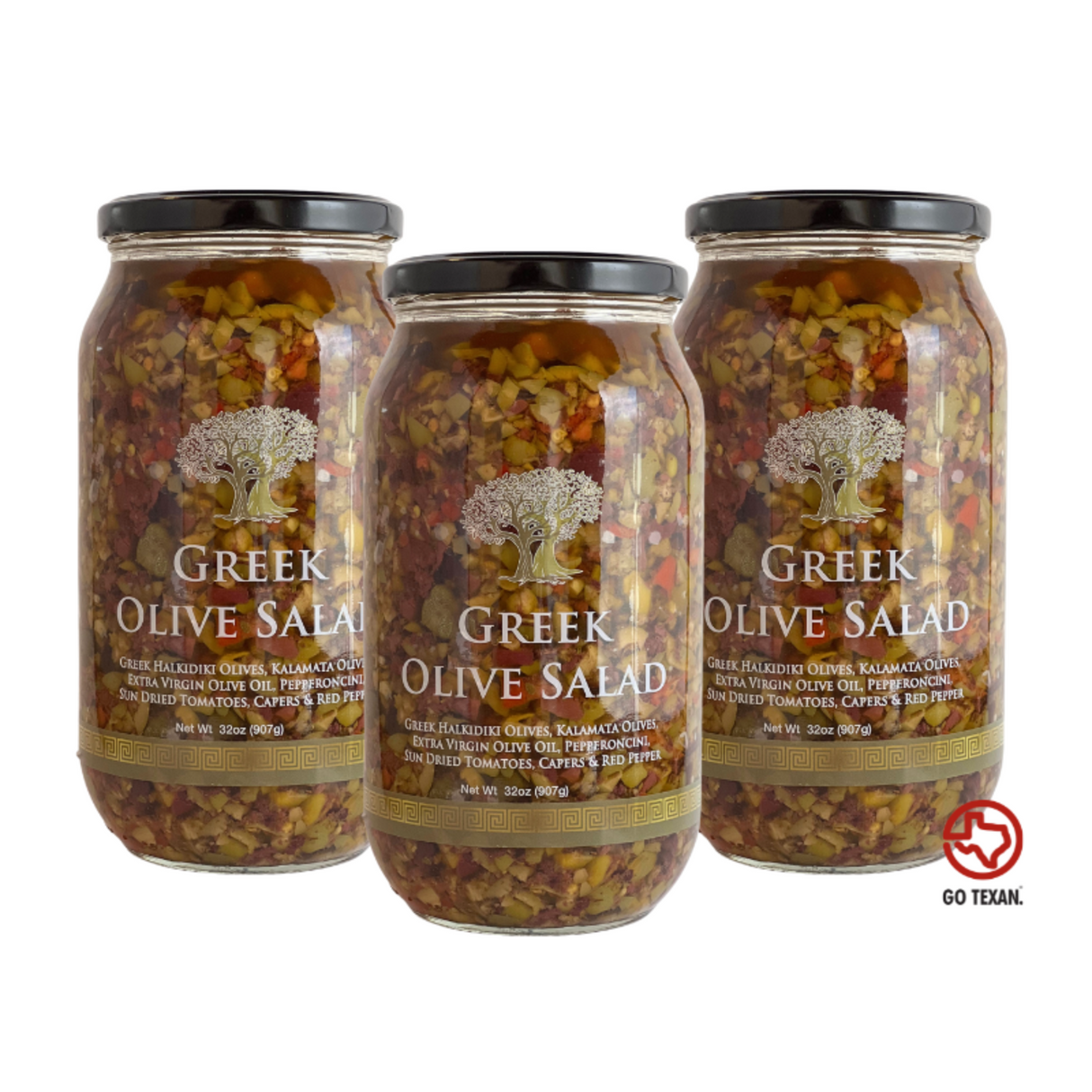 TRULY GREEK Olive Salad 3 Pack Bundle