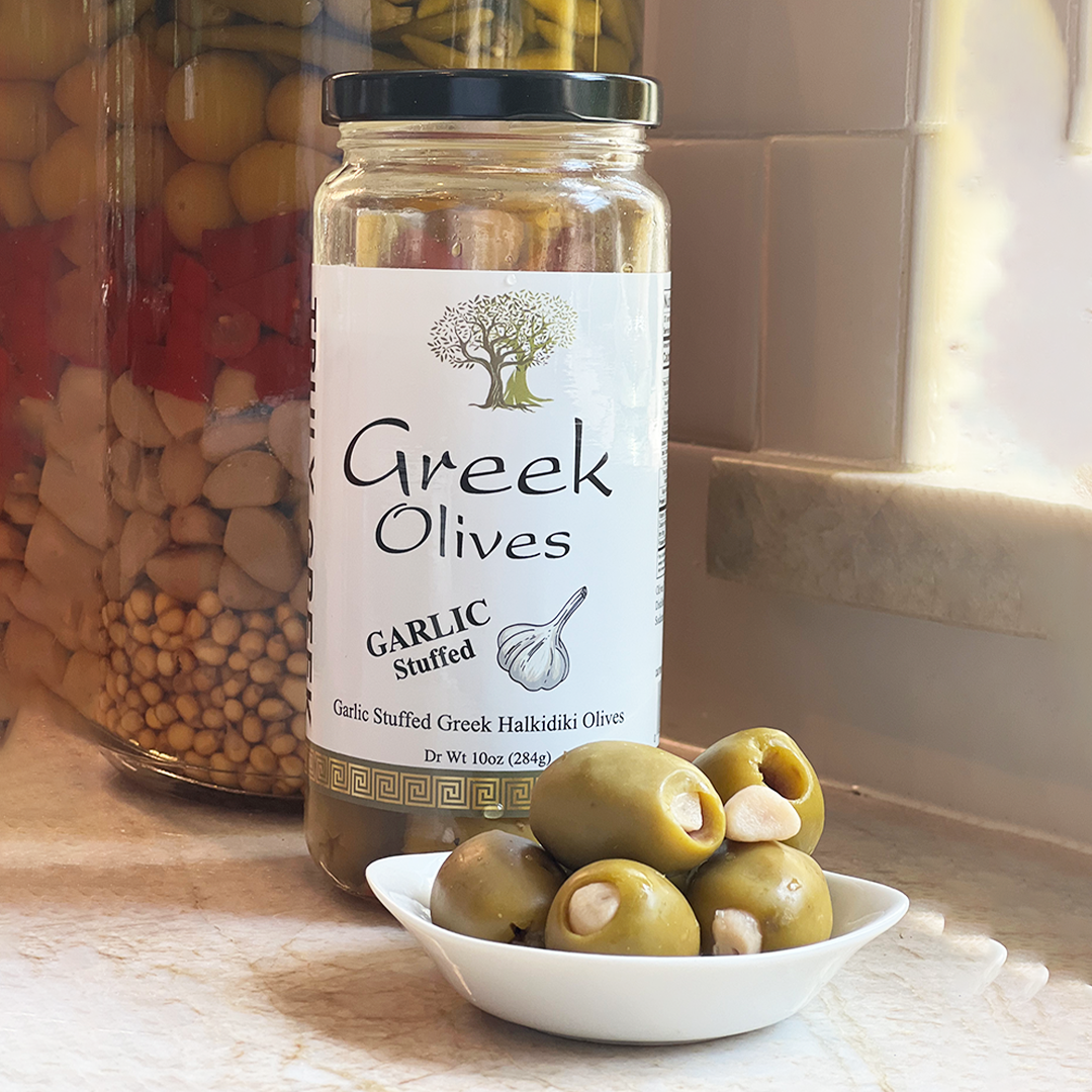 Truly Greek Olives With Garlic Inside