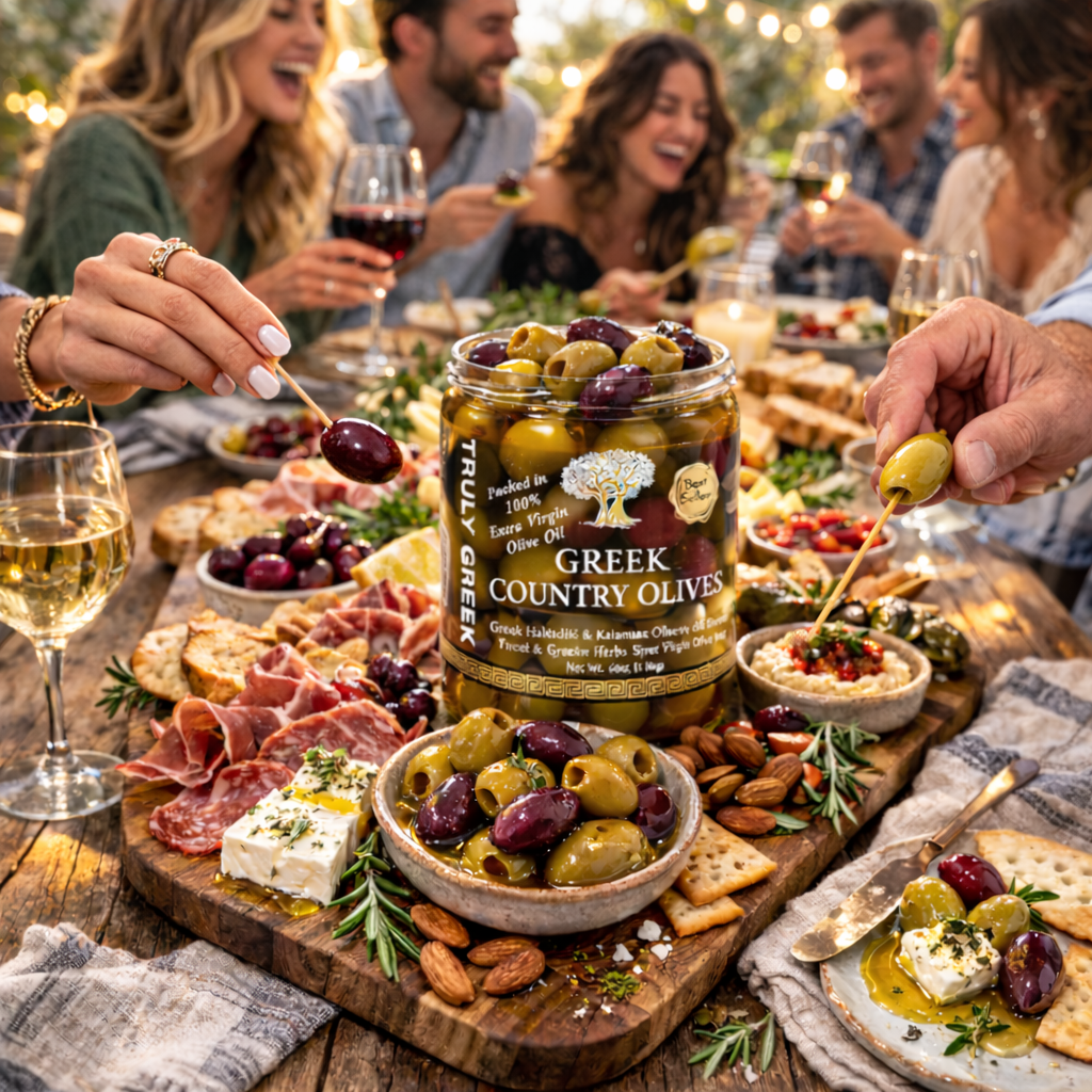 TRULY GREEK Country Olive Double Bundle - Two 64oz