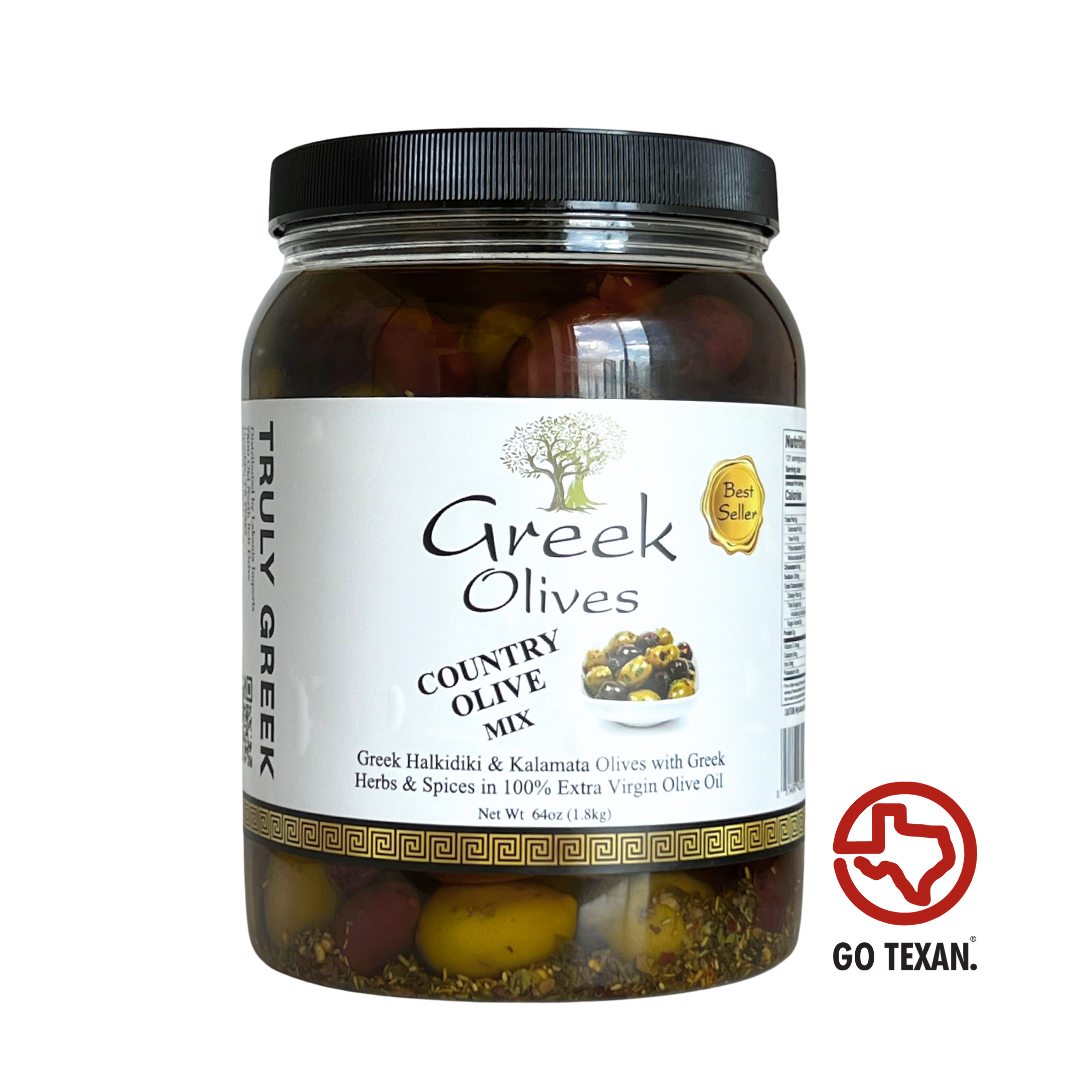 TRULY GREEK Country Olive Mix (64oz)