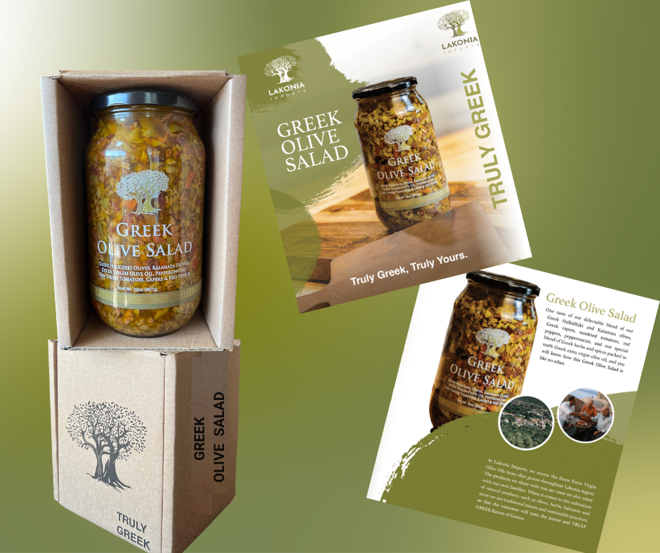 Greek Olive Salad Packaging