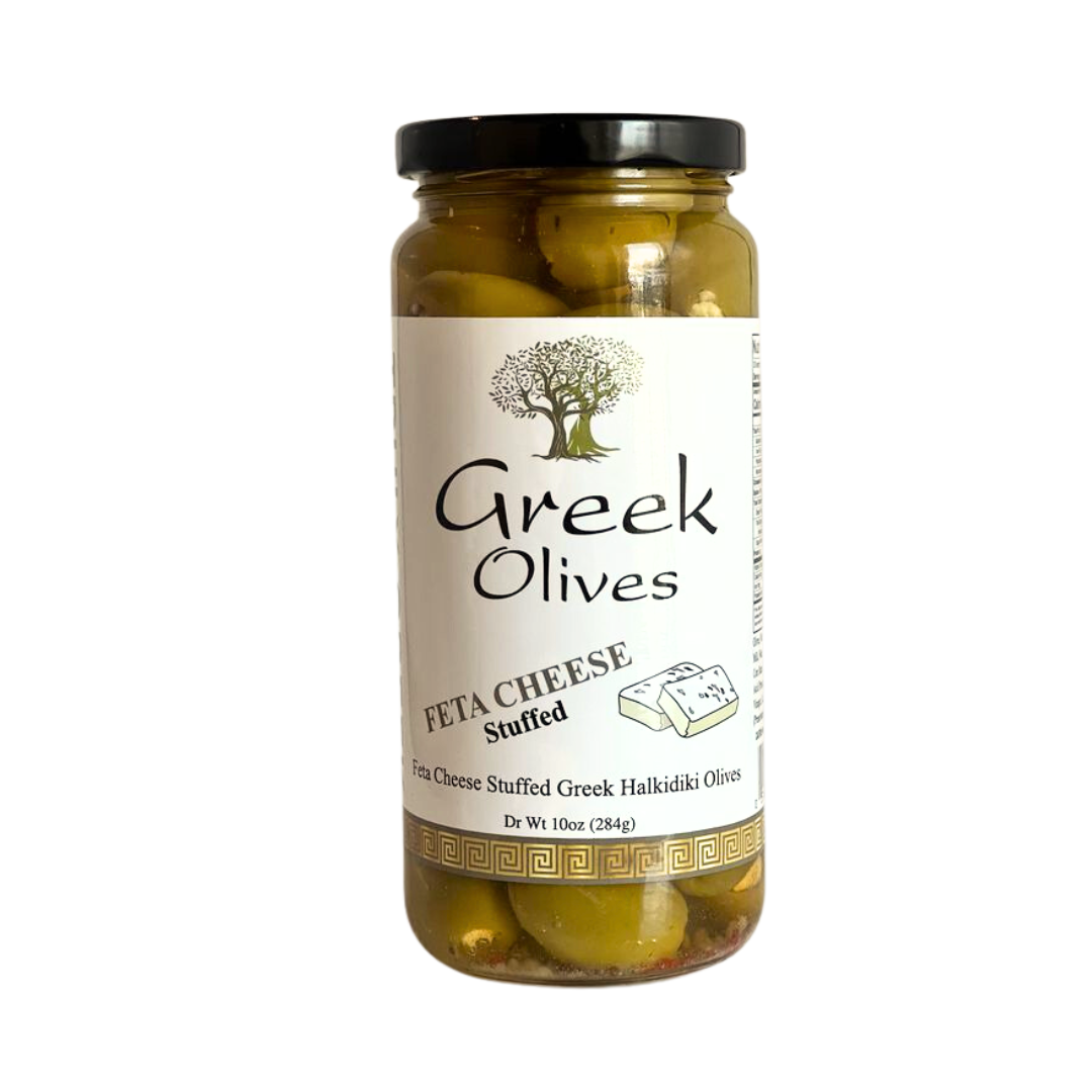 Greek Stuffed Halkidiki Olives With Feta