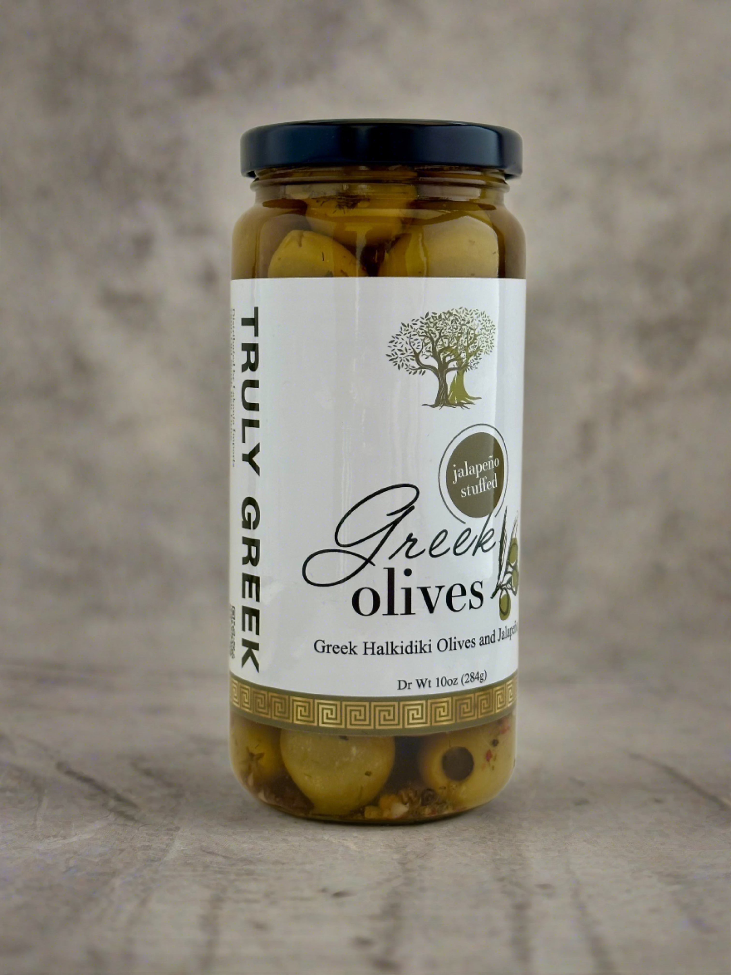 Jalapeno Stuffed Olives Lakonia imports