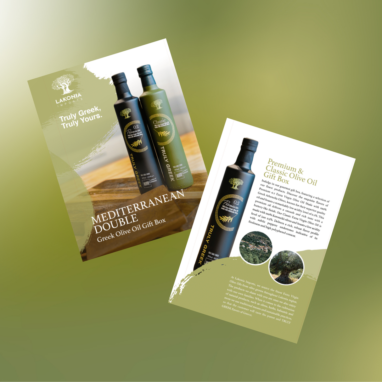 TRULY GREEK Mediterranean Double Gift Box