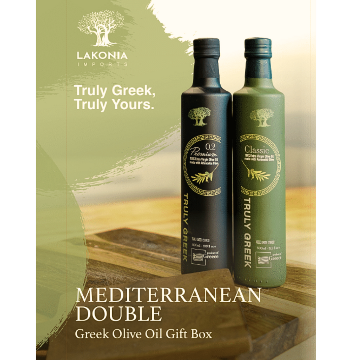 TRULY GREEK Mediterranean Double Gift Box
