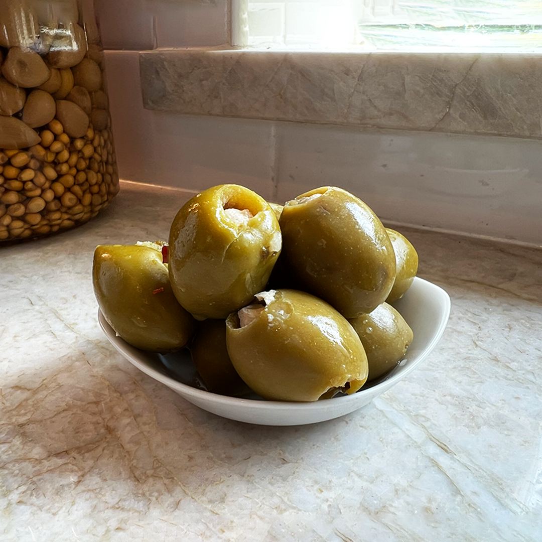 blue cheese stuffed olives for martinis