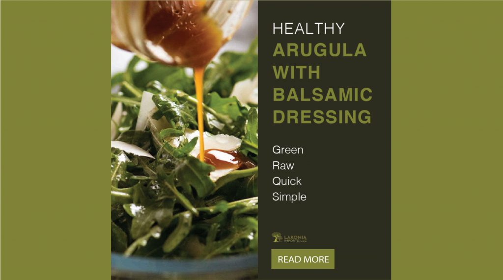 St. Patrick’s Special🍀Arugula with Balsamic💚