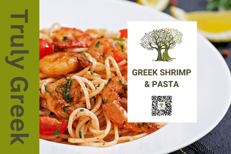 GREEK SHRIMP & PASTA