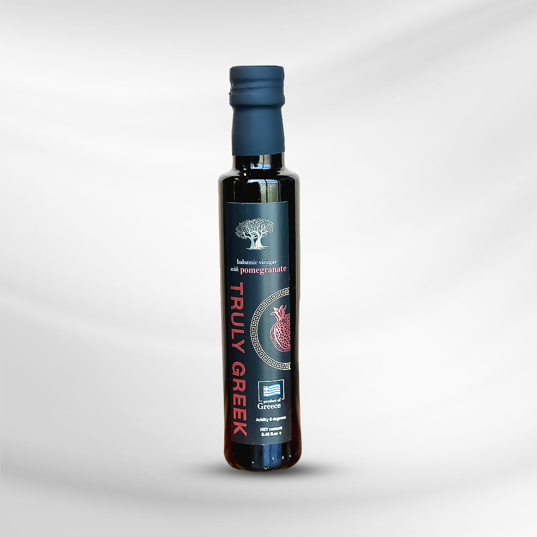 Pomegranate Balsamic Vinegar – TRULY GREEK 8.4 oz