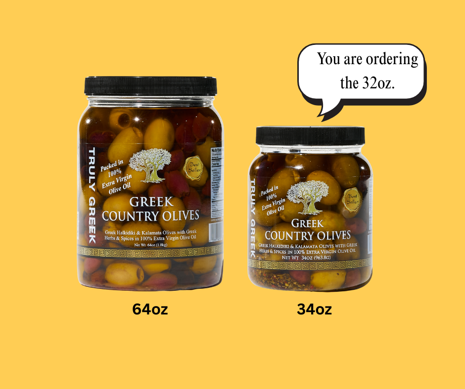 TRULY GREEK Country Olive Mix – 34oz