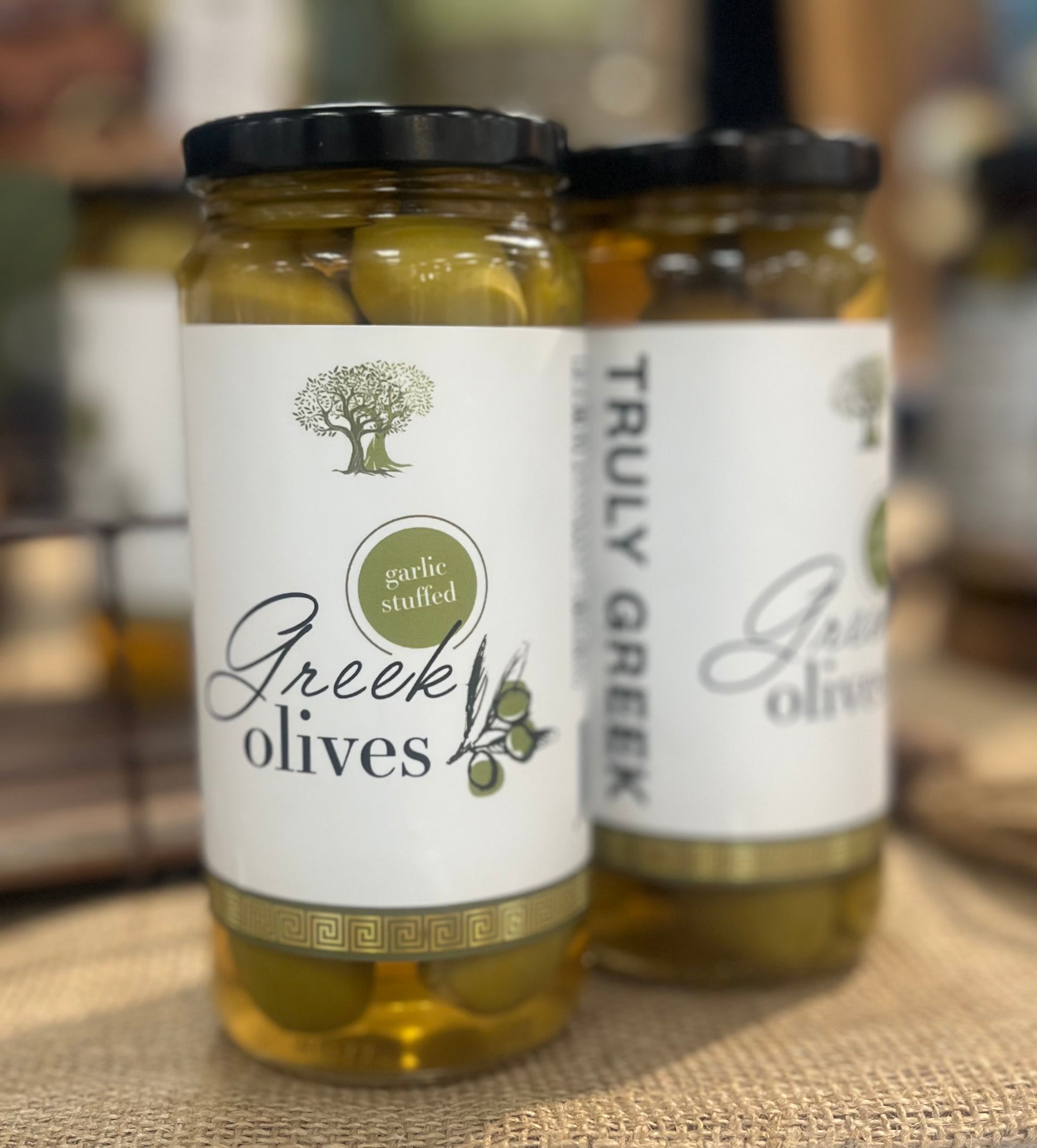 Garlic Stuffed Olives Lakonia imports